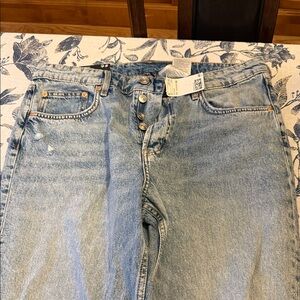 H&M Denim Blue Boyfriend Jeans